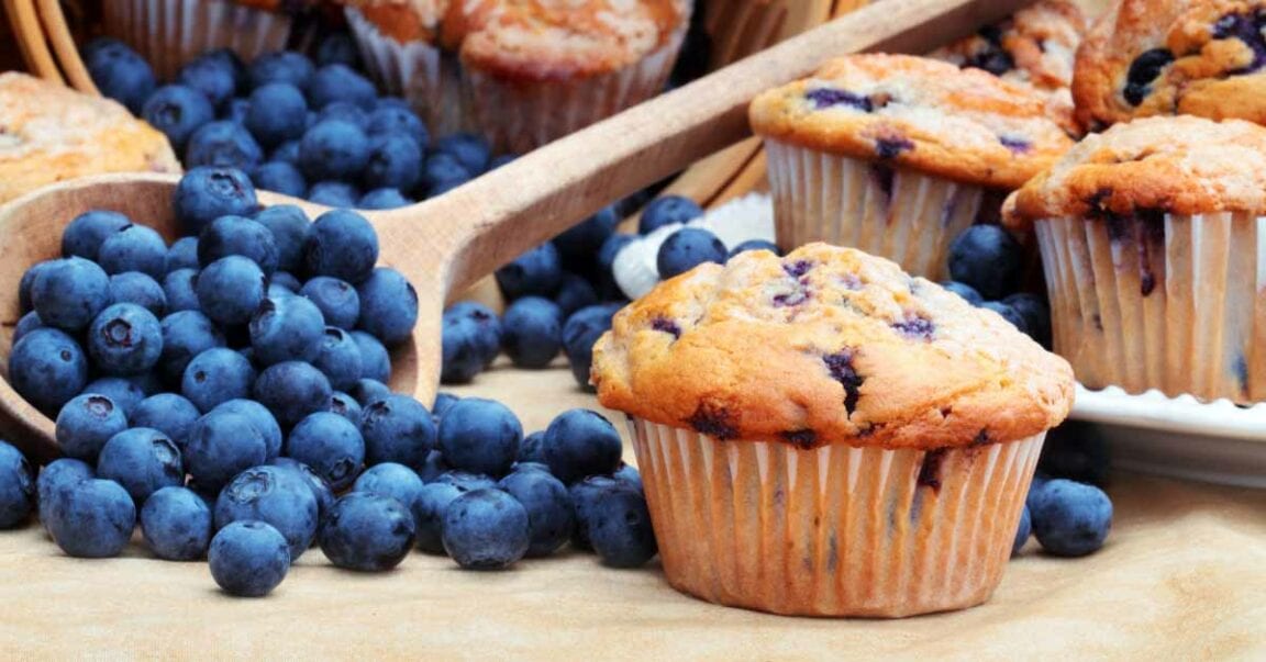 Farm-fresh blueberries make the best muffins!