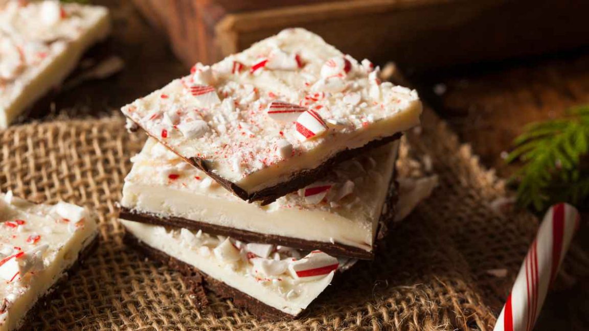 Layers of chocolate, a hint of peppermint, and a crunch of holiday magic!