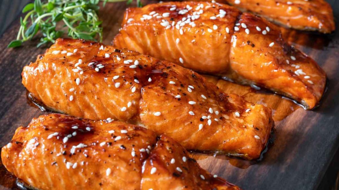 Try this healthy salmon recipe made with our farm-fresh honey!
