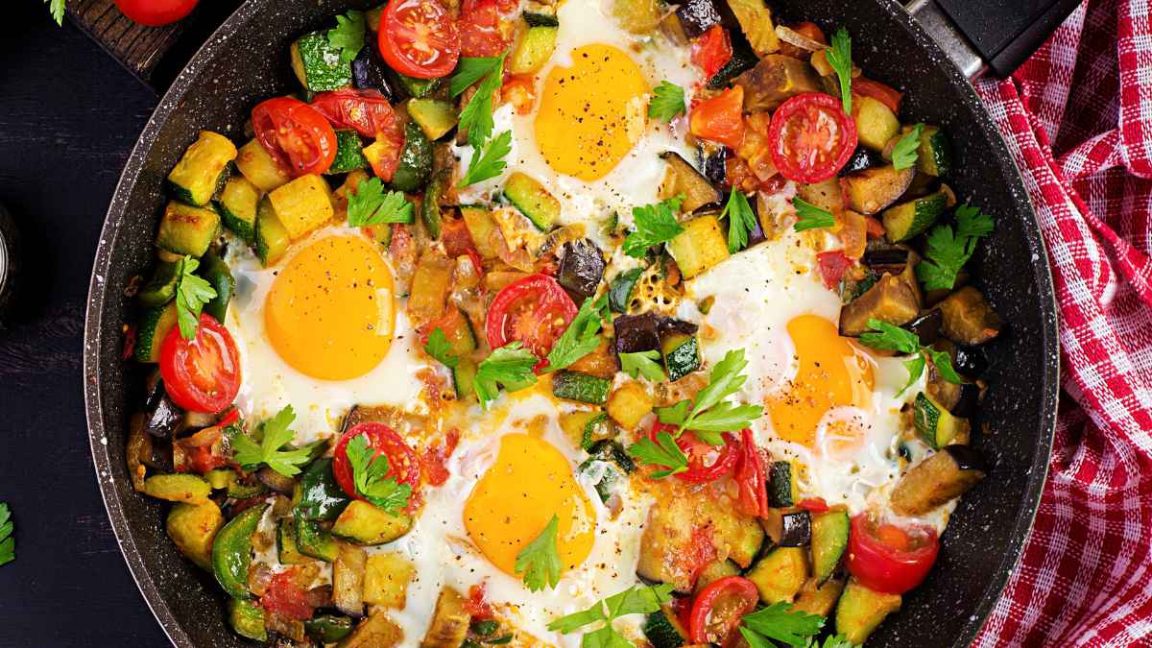 This delicious savory skillet tastes like summer in every bite!